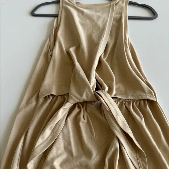 GAP MIDI Dress, XS, Beige, Round Neck, NWOT - Picture 6 of 8